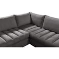 thumbnail image 5 of Meridian Furniture Jacob Sectionnel Modulaire en Velours Gris, 5 of 5