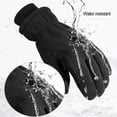 thumbnail image 4 of Yuarrent Guantes completos cálidos de invierno, impermeables, a prueba de viento, pantalla táctil, PU, ​​gruesos, resistentes a desgarros, guantes Suministros térmicos METRO Yuarrent HA070834-02, 4 of 6