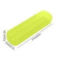 thumbnail image 2 of Eoozwa Plastic Toothpaste Toothbrush Holder Box Case Container Organizer Portable for Traveling Cosmetic Storage Box Toilet Storage Box 8.2x2.1x1.3 In, 2 of 6