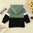thumbnail image 5 of MDUKONU Toddler Baby Girl Boy Clothes Long Sleeve Hoodie Zip Sweatshirts Pullover Tops Fall Winter Outfit Size: 12-18 Months Green, 5 of 5