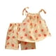 thumbnail image 1 of Odeerbi 1-6 Años Niñas Verano Pijamas Algodón Camisola Tops Pantalones Cortos Suave Floral Ropa de Dormir Dos Piezas Pijama Conjuntos, 1 of 3