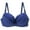 Dark Blue, variant on XMMSWDLA Women's Bra Wire Free Underwear One Piece Bra Everyday Backless Cup Underwear Sports Bra Breathable Base Tops Bras for Women Bras for Teens