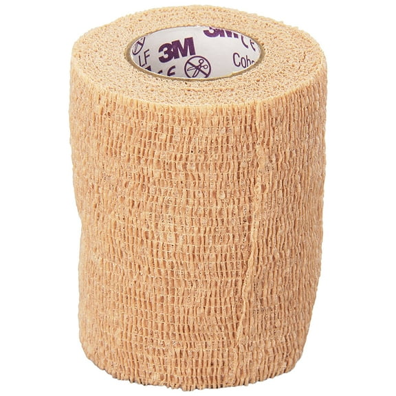 3M 2083 Coban LF Latex Free Self-Adherent Wrap with Hand Tear, 3" x 5 yd.