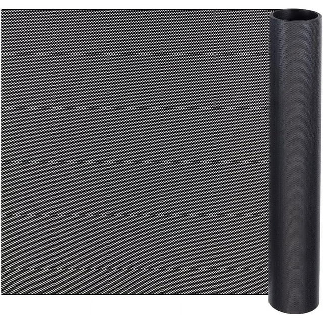 78.7x11.8inch Black Computer Mesh Dust Filter PVC Dustproof Mesh Filter Cover for Computer Case and Fan Dust Screen 0.2mm Thick