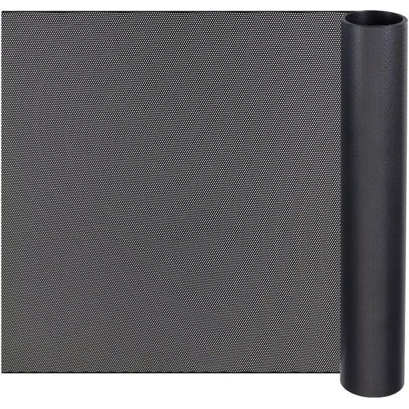 78.7x11.8inch Black Computer Mesh Dust Filter PVC Dustproof Mesh Filter Cover for Computer Case and Fan Dust Screen 0.2mm Thick diy