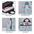 thumbnail image 4 of Naloa I Am A Fan Popcorn Print Lightweight DayBackpack Suitable for school, work, shopping, travel, etc., 4 of 5