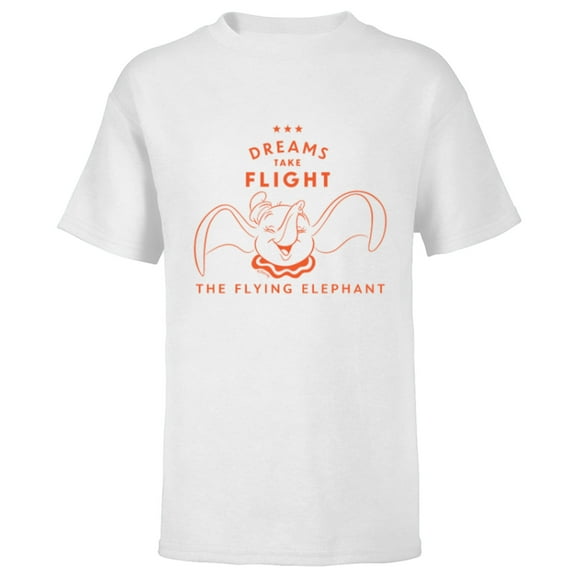 Disney 100 Dumbo Dreams Take Flight Happy Faces D100 - Short Sleeve T-Shirt for Kids - Customized-White