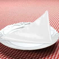 PAMINGONO Washable Napkins Napkin Polyester 10 Sheets White