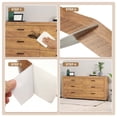 thumbnail image 4 of Cinta de reparación de grano de madera de 4.7 pulgadas x 66 pies, parche de reparación texturizado autoadhesivo realista para piso, puerta, mesa, armarios, escritorio, negro, 4 of 6