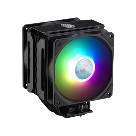 UPC: 0884102083839 | Cooler Master MasterAir MA612 Stealth ARGB CPU Air Cooler  6 Heat Pipes  Nickel Plated Base  Aluminum Black Fins  Push-Pull  Dual SickleFlow Fans for AMD Ryzen/Intel 1200/1151 LGA 1700 Compatible
