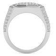 thumbnail image 3 of Pompeii 2 1/2Ct Diamond Men's Hexagon Pave Hip Hop Ring in 14k Gold (H/I,I1-I2), 3 of 6