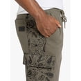 thumbnail image 3 of Dogg Supply by Snoop Dogg All-Gender Men's and Women's Paisley Fleece Cargo Joggers, Sizes XS - 3XL, 3 of 7