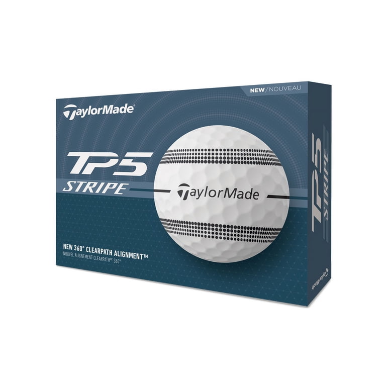 TaylorMade TP5 RESPONSE STRIPE 12個入り　3箱 TaylorMade, Golf Balls, TP5 Stripe 12pk, Soft Speed Wrapped Core
