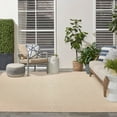 thumbnail image 2 of Nourison Tulum 10' x 14' Cream Indoor/Outdoor Rug, 2 of 10