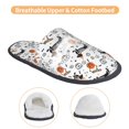 thumbnail image 3 of Balery Halloween Dachshund Pantuflas de Casa de Felpa Silenciosas con Diseño Estampado, Zapatillas Cómodas Antideslizantes de Algodón para Interior-Large, 3 of 8