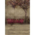 thumbnail image 1 of BSDHOME Polyester Gray Grounds Brick Wall Fruit Tree Photography Backdrops 5x7ft, 1 of 2