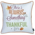 thumbnail image 4 of Set of 4 18" Thanksgiving Gingham Throw Pillow Cover in Multicolor, 4 of 6