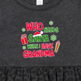 thumbnail image 4 of Inktastic Who Needs Santa when I Have Grandma Girls Baby Dress, 4 of 5