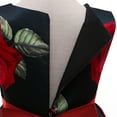 thumbnail image 4 of B91xZ Robes pour Filles Manches Courtes Ligne A Robe de Fête Scolaire, 5-6 Ans, 4 of 5
