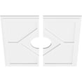 thumbnail image 2 of Embry Architectural Grade PVC Contemporary Ceiling Medallion 26"OD x 6"ID x 9"C - Two Piece, 2 of 11