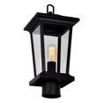 thumbnail image 4 of CWI Lighting Leawood 1 Light Black Outdoor Lantern Head, 4 of 4