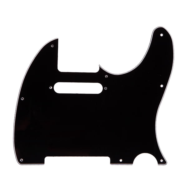 Golpeador De Guitarra Tmvgtek Golpeador De Guitarra Perlado Envejecido De 3 Capas Estilo Tele Golpeador Envejecido (Negro) Tmvgtek Para Estrenar