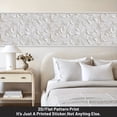 thumbnail image 3 of 1 piece, self-adhesive and removable wallpaper wall sticker, 2D flat French retro leaf pattern PVC wallpaper, can be spliced, home background wall decoration wallpaper, suitable for kitchen, living r, 3 of 10