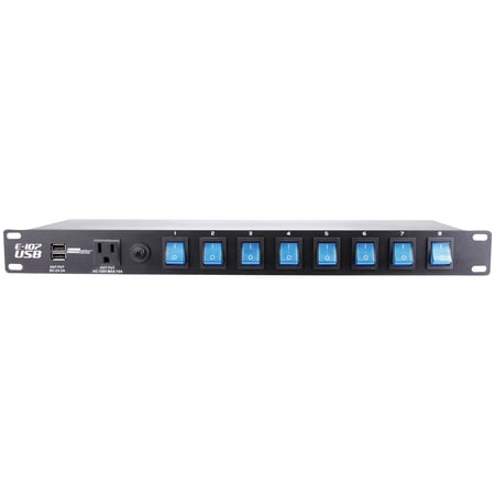 UPC: 0817175010679 | E107 USB Rack-Mount Power Center