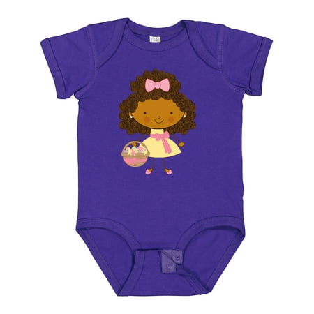 

Inktastic Easter African American Girl Gift Baby Girl Bodysuit