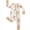Beige Hot air balloon, variant on 3-24M Bamboo Newborn Baby Convertible Footie Pajamas, Toddler Footed Zipper Sleeper for Infant Baby Boys - Dinosaur