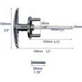 thumbnail image 4 of Universal Shed Door Lock T Handle Kit with 2 Keys - Garage Door Keyed T-Handle Lock, 4 of 4
