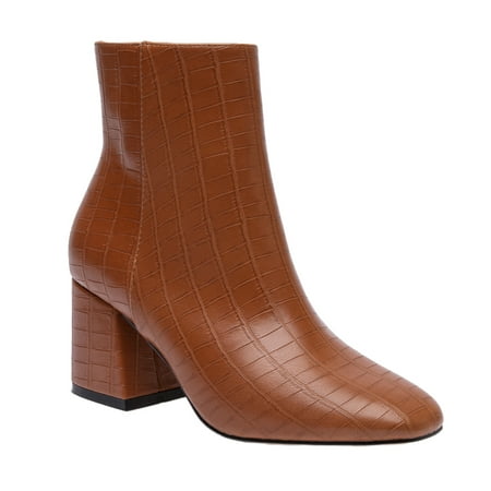 

Jane and the Shoe Women s Iris Mid Block Heel Bootie
