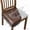 Coffee, variant on 2Pcs Waterproof PU Leather Seat Covers for Dining Room Chairs, Stretch and Washable Chair Seat Slipcovers Protector for Dining/Kitchen Room and Dust Resistant(Coffee)