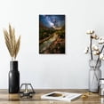 thumbnail image 2 of Elephant Stock Milky Way Over Virgin River Wall Art - Vertical Canvas Wall Art - Living Room Wall Decor - Astronomy & Space Canvas - Blue And Brown Decor - 8" x 12", 2 of 8