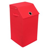 Flip Top Laundry Hamper - Red