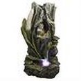 Alpine WIN934 Duck Nest Rainforest Fountain with White LED Light, 31 ...