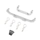 thumbnail image 3 of Montajes de postes de carrocería delanteros y traseros RC 1:14 Accesorios de actualización Accesorios de carrocería de metal plateado, 3 of 9