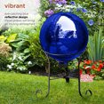 thumbnail image 4 of Gazing Globe Alpine Corporation GLB292BL de cristal azul de 30 cm, 4 of 11