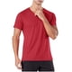 thumbnail image 2 of pstuiky camisetas para hombre, Camisa holgada informal de manga corta con cuello alto y botones y bolsillos ventilados para hombre camisetas de hombre m, 2 of 8