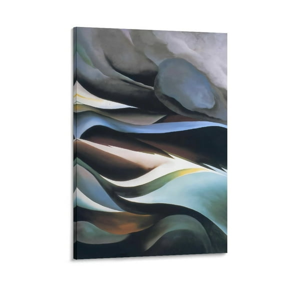 From The Lake (1924) by Georgia OKeeffe Painting Poster Artworks Picture Print Poster Wall Art Painting Canvas Gift Decor Home Posters Decorative 12x18inch(30x45cm)