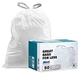 thumbnail image 1 of Bolsas de basura Plasticplace Custom Fit, 10 galones/38 L (50 unidades), 1 of 8