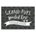 thumbnail image 3 of Personalized Planet 27x18 Grand Pups Spoiled Here Doormat with Custom Personalization Printed on Gray Rectangular 1/4” Thick Non Slip Mat for Kitchen Hallway Deck or Porch, 3 of 6