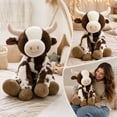 thumbnail image 6 of VENTORA Cow Stuffed Animal Plush Toy, Kawaii Milk Cow Pillow Soft Cuddle Plushie For Kids Sleeping Bed Sofa Decor Birthday Gift, 6 of 7