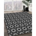 thumbnail image 2 of Ahgly Company Indoor Rectangle Patterned Charcoal Black Area Rugs, 4' x 6', 2 of 6