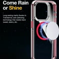 thumbnail image 3 of for iPhone 15 Case Clear Magnetic Compatible with Mag-safe, Ultra Thin Slim Transparent Shockproof Anti-fall, Hybrid Soft TPU & Hard PC Protective Cover for Women Men,Black, 3 of 7