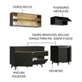 thumbnail image 4 of Madesa Gabinete de Cocina Compacta 190 cm Reims Negro/Rústico 01, 4 of 8