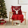 thumbnail image 6 of Moocorvic Christmas Linen Plaid Throw Pillow Covers 18x18, for Couch Sofa Home Farmhouse Decoration, 6 of 7