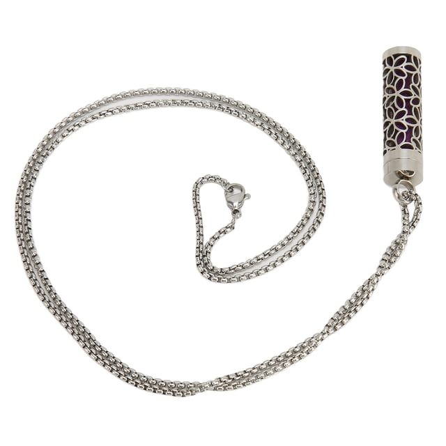 Collar Difusor De Aceite Aromático, Collar Difusor De Aceite Esencial De Longitud Ajustable De Superficie De Acero Inoxidable Para La Vida Diaria