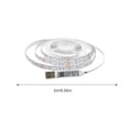 thumbnail image 2 of Tira de luces LED de 0,5-5m, 18 Leds/M, tira de luces RGB 5050 alimentada por USB, lámpara de Control Compatible con Bluetooth, tira de luces Iluminación novedosa 2M 36LED (a prueba de agua) Bearachild HA006025-06, 2 of 6