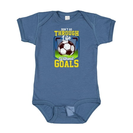 

Inktastic Soccer Funny Goals Gift Baby Boy or Baby Girl Bodysuit